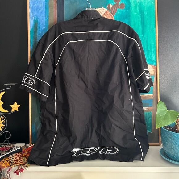 FXR Men's Black Casual Button Down Shirt - Picture 3 of 16